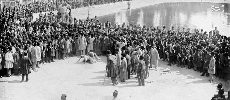 کشتی زورخانه ای دوران قاجار کشتی زورخانه ای دوران قاجار